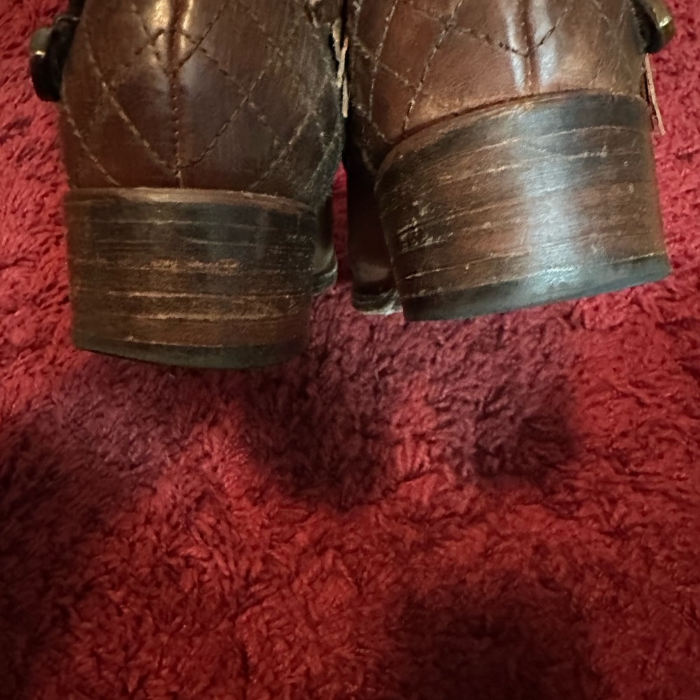 Preowned Free Bird Steven’s Booties Cognac Color … - image 4